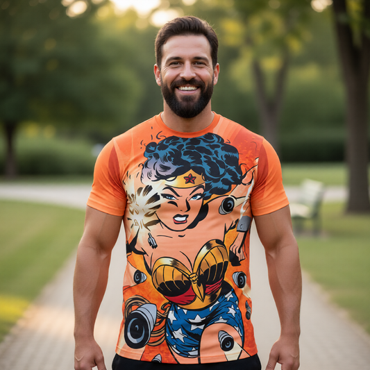 WONDER WOMAN  NEW FRONTIER All Over Print Shirt & Tank Top - DARWYN COOKE ART