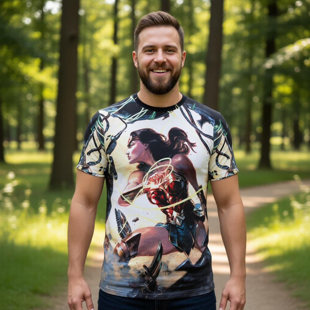 WONDER WOMAN 2 V6 VAR All Over Print Shirt & Tank Top - DELL'OTTO ART
