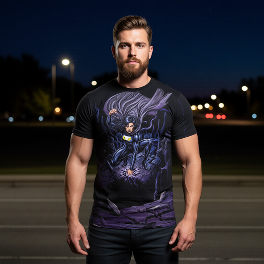 NIGHT GIRL GO All Over Print Shirt & Tank Top - ORIGINAL ART