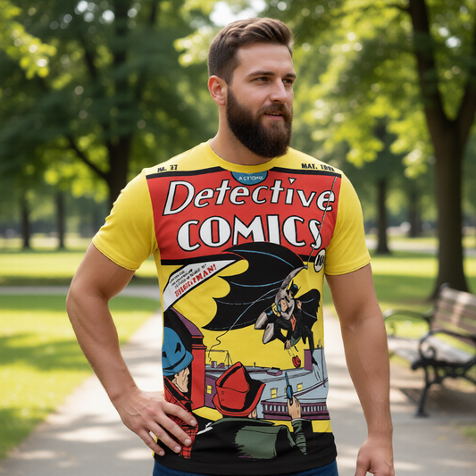 DETECTIVE 27 1ST BATMAN ALL OVER PRINT SHIRT AND TANK TOP - BUY THIS SHIRT FOR 87 CENTS WITH QUALIFYING PURCHASE