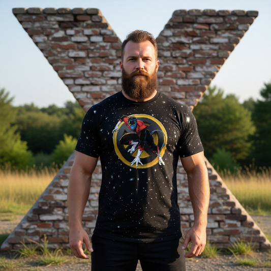 NIGHTCRAWLER GO All Over Print Shirt & Tank Top - XMEN GO ORIGINAL ART BY EKA