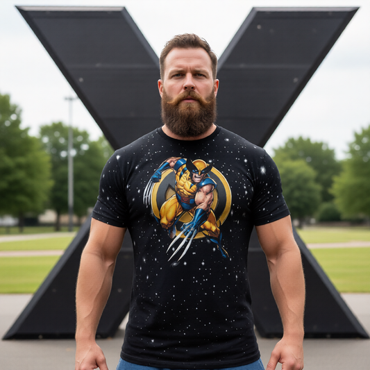 WOLVERINE GO All Over Print Shirt & Tank Top - XMEN GO ORIGINAL ART BY EKA