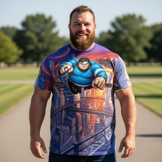 BOUNCING BOY RUSH ALL OVER PRINT SHIRT AND TANK TOP - ORIGINAL ART BY EKA