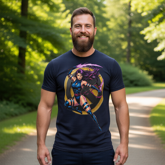 PSYLOCKE GO All Over Print Shirt & Tank Top - XMEN GO ORIGINAL ART BY EKA