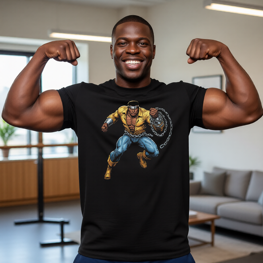 POWER MAN GO All Over Print Shirt & Tank Top - ALEX ROSS ART