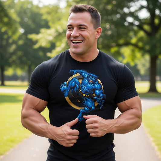 BEAST GO All Over Print Shirt & Tank Top - XMEN GO ORIGINAL ART BY EKA