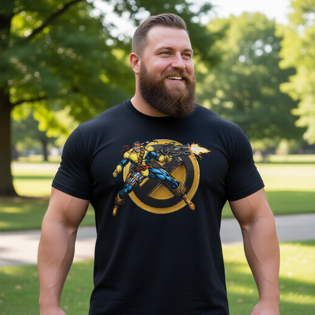 FORGE GO All Over Print Shirt & Tank Top - XMEN GO ORIGINAL ART BY EKA