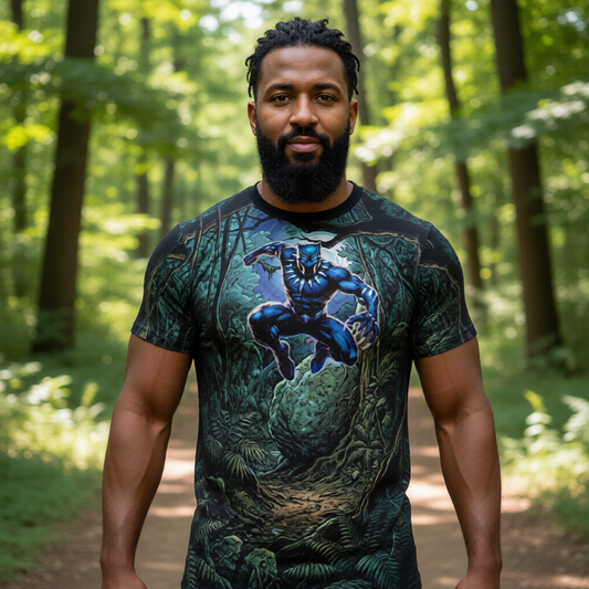 BLACK PANTHER GO All Over Print Shirt & Tank Top -ORIGINAL ART BY EKA
