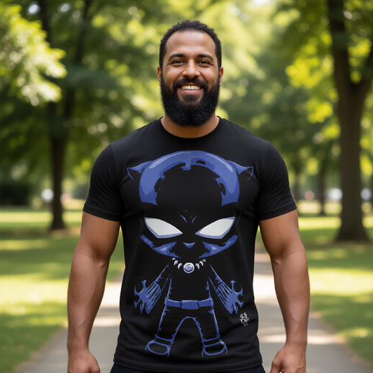 BLACK PANTHER PIN UP All Over Print Shirt & Tank Top - SKOTTIE YOUNG ART