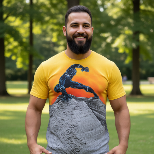 BLACK PANTHER PIN UP All Over Print Shirt & Tank Top -Seba Guidobono ART