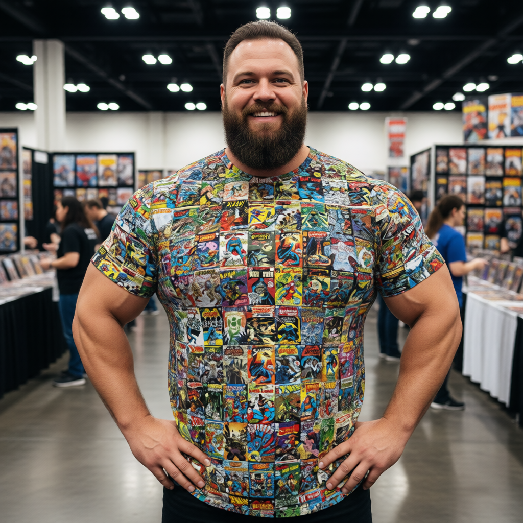 NEAL ADAMS COVERS ALL OVER PRINT SHIRT AND TANK TOP - 216 NEAL ADAMS COVERS