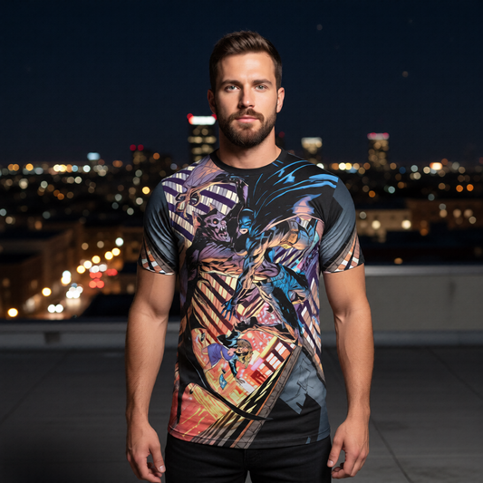 MANBAT PIN UP All Over Print Shirt & Tank Top- DOUG MAHNKE ART
