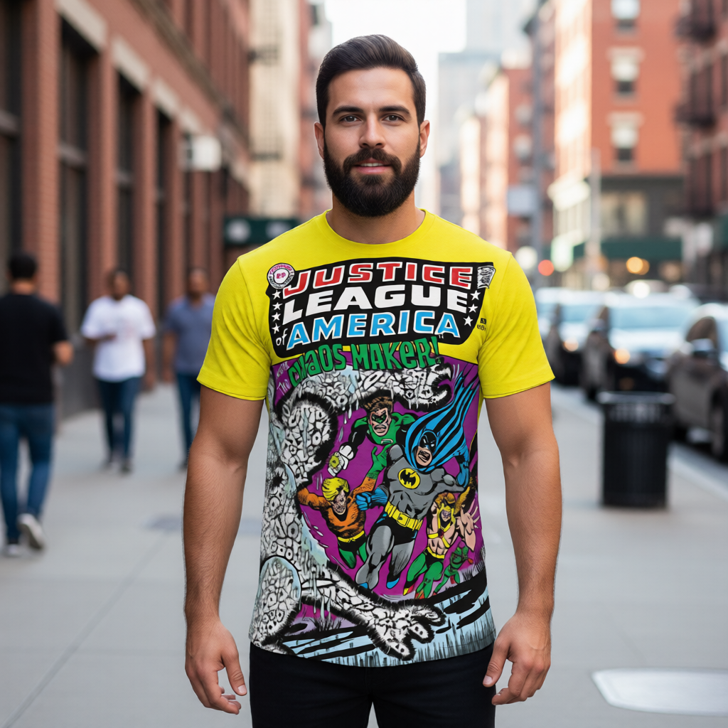 JLA 68 All Over Print Shirt & Tank Top - NEAL ADAMS ART