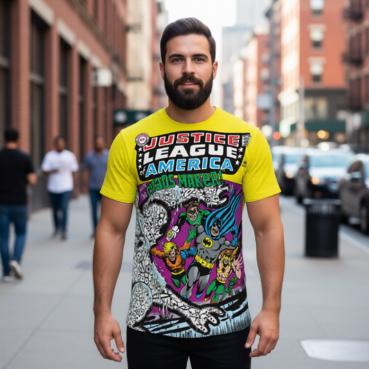 JLA 68 All Over Print Shirt & Tank Top - NEAL ADAMS ART