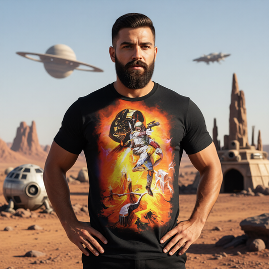 BOBBA FETT All Over Print Shirt & Tank Top - COMIC COVER