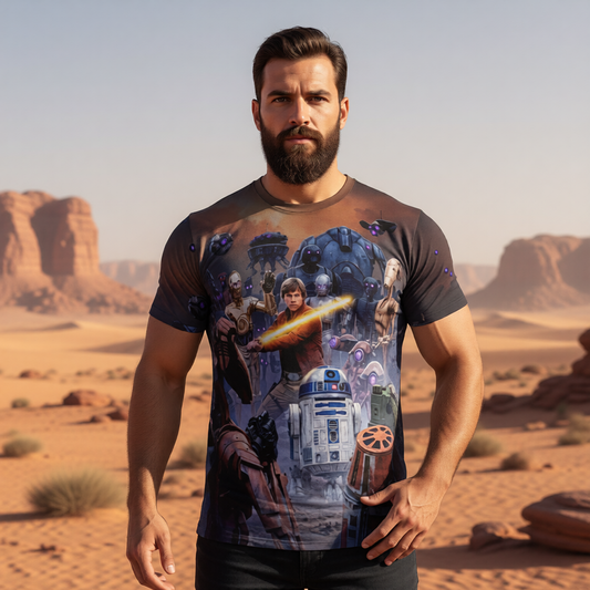 DARK DROIDS All Over Print Shirt & Tank Top - STAR WARS