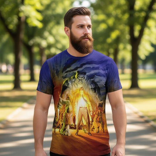BRUCE BANNER HULK All Over Print Shirt & Tank Top- ALEX ROSS ART