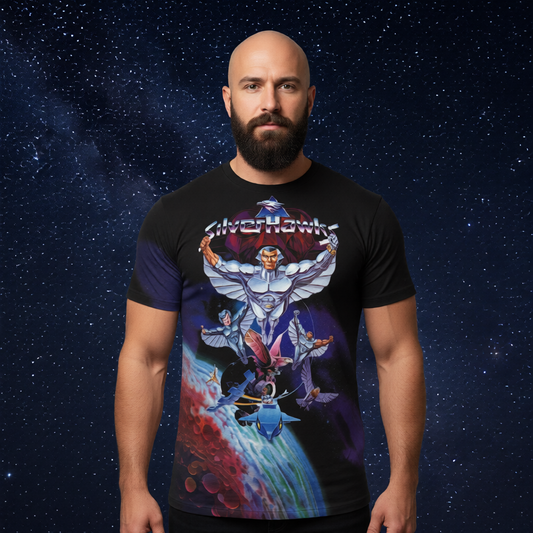 SILVERHAWKS Over Print Shirt & Tank Top
