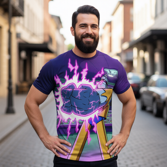 FRANKENSTEIN JR Over Print Shirt & Tank Top