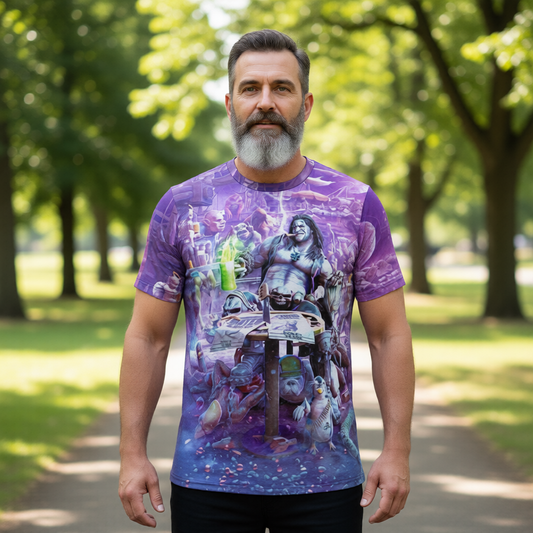 LOBO FROM OMEGA MEN All Over Print Shirt & Tank Top