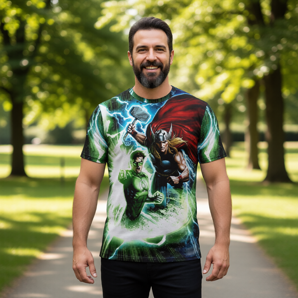 GREEN LANTERN THOR All Over Print Shirt & Tank Top