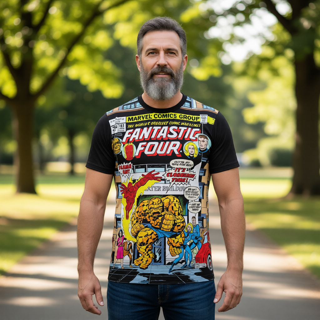 FANTASTIC FOUR 181 All Over Print Shirt & Tank Top