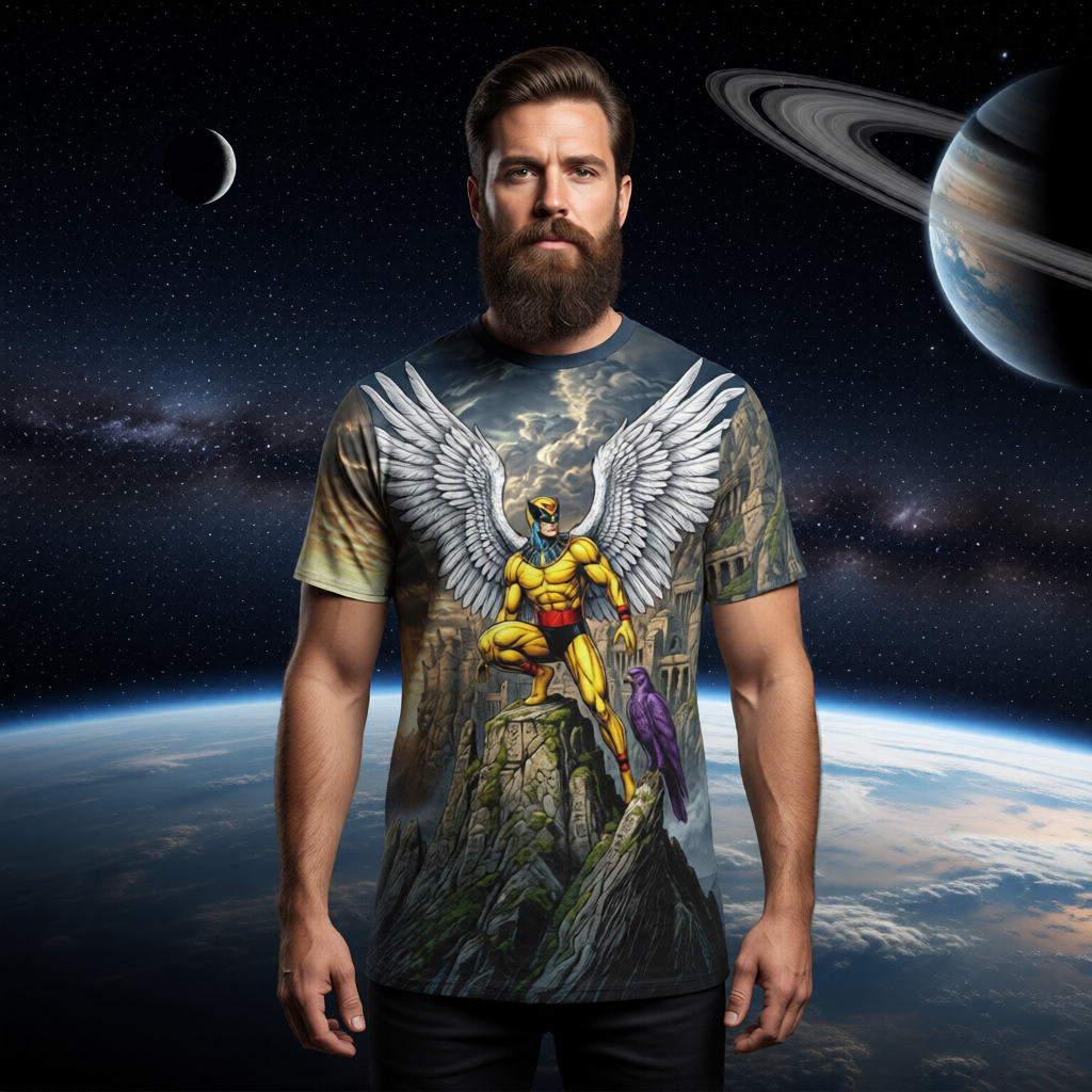 BIRDMAN GO All Over Print Shirt & Tank Top - OROIGINAL ART BY EKA