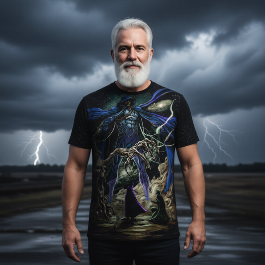 PHANTOM STRANGER GO All Over Print Shirt & Tank Top- ORIGINAL ART BY EKA