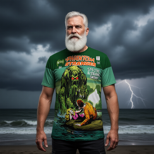 PHANTOM STRANGER 14 All Over Print Shirt & Tank Top - SWAMP THING -NEAL ADAMS ART