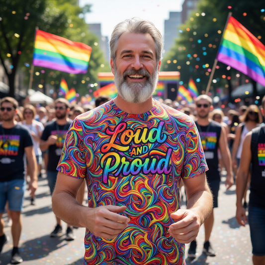 LOUD AND PROUD All Over Print Shirt & Tank Top