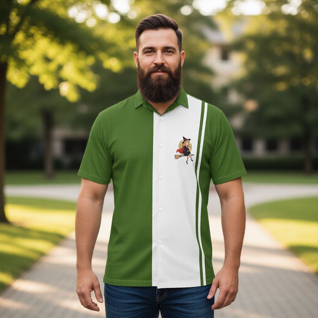 BEWITCHED BROOM RIDE All Over Print Shirt & Tank Top- ORIGINAL ART BY EKA