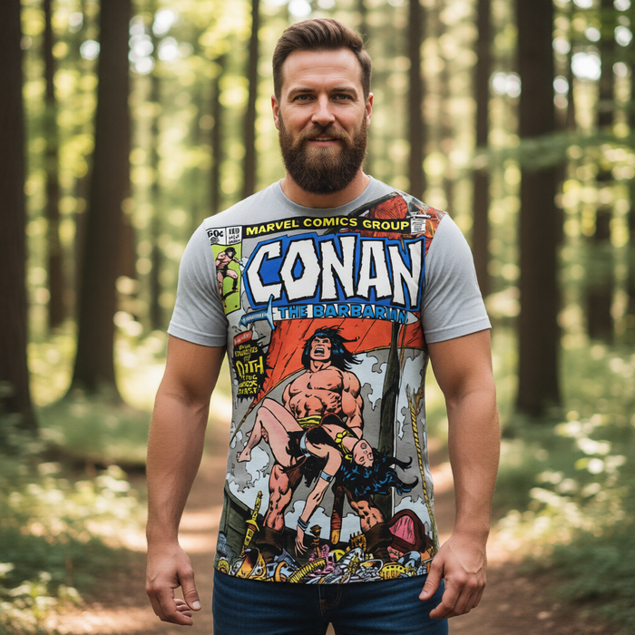 CONAN THE BARBARIAN 100 All Over Print Shirt & Tank Top