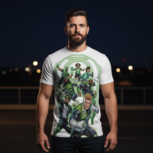 THE OTHER EARTH GREEN LANTERNS All Over Print Shirt & Tank Top