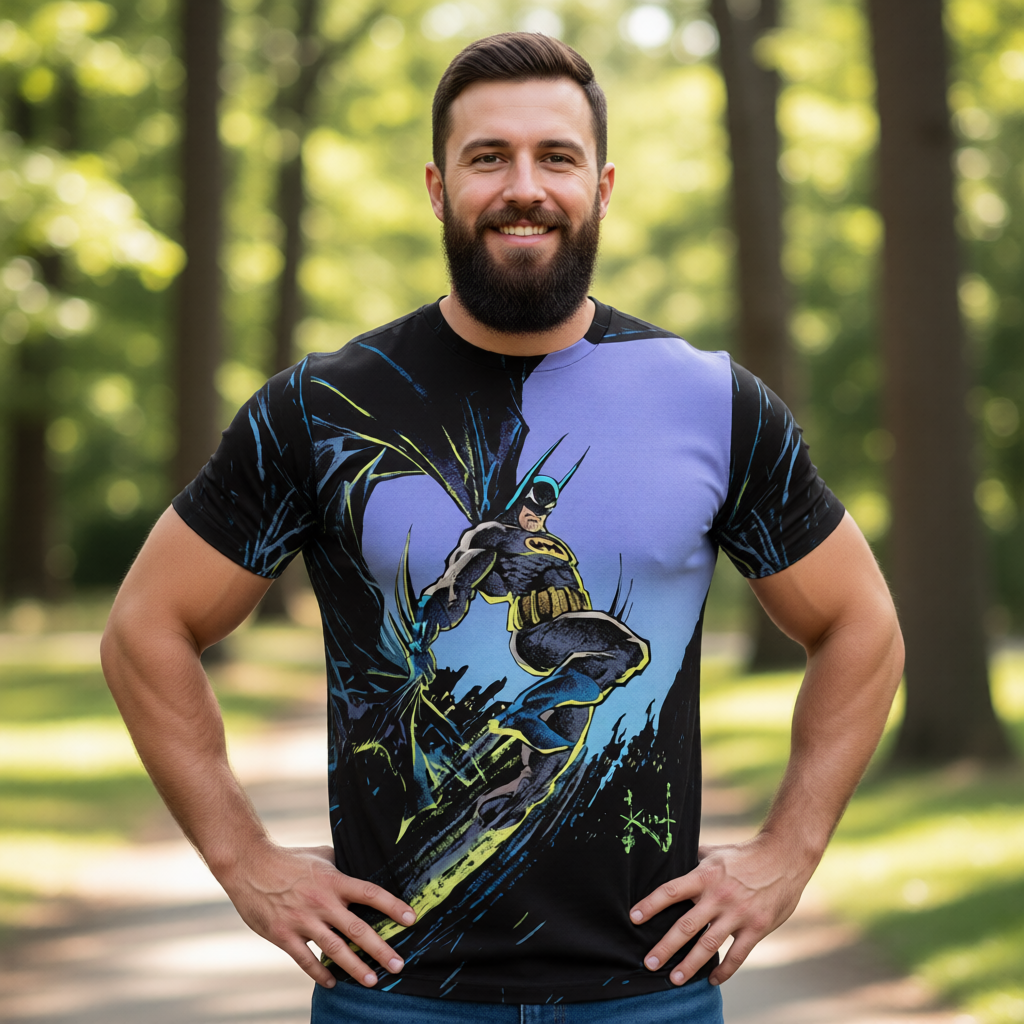 BATMAN PIN UP All Over Print Shirt & Tank Top - SAM KEITH ART