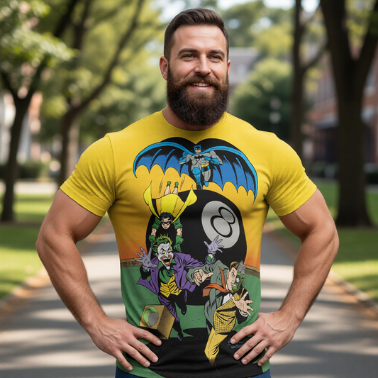 BATMAN & ROBIN PIN UP All Over Print Shirt & Tank Top - DICK SPRANG ART