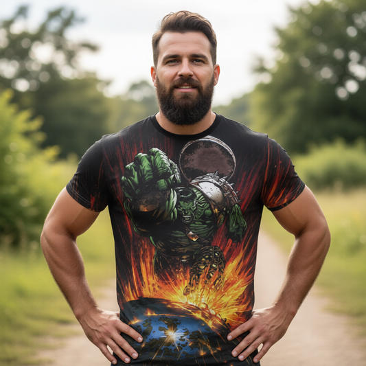 WORLD WAR HULK 1 All Over Print Shirt & Tank Top