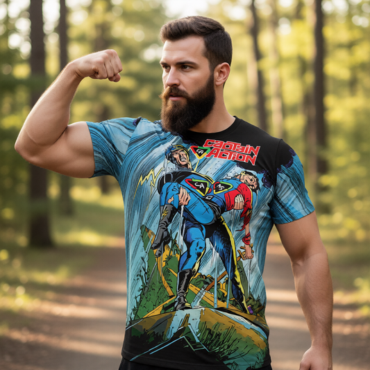 CAPTAIN ACTION COLLECTION All Over Print Shirt & Tank Top