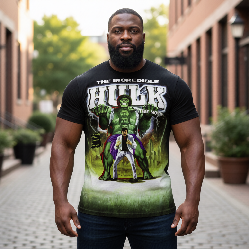 INCREDIBLE HULK MOVIE POSTER All Over Print Shirt & Tank Top