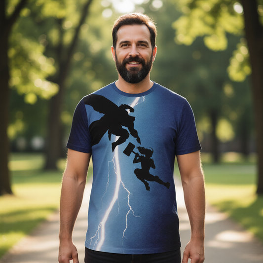 DARK KNIGHT RETURNS WITH HARLEY All Over Print Shirt & Tank Top