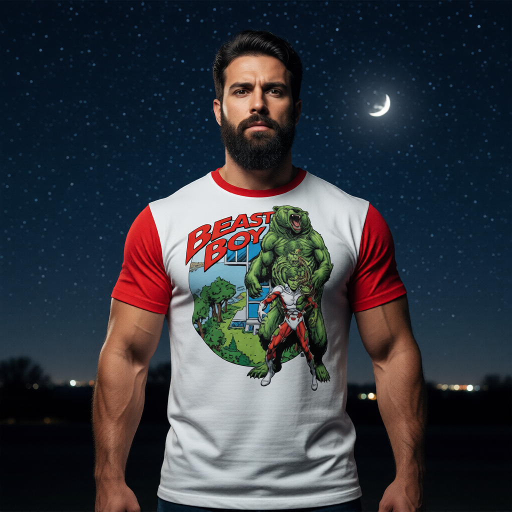 BEAST BOY GO All Over Print Shirt & Tank Top-ORIGINAL ART BY EKA