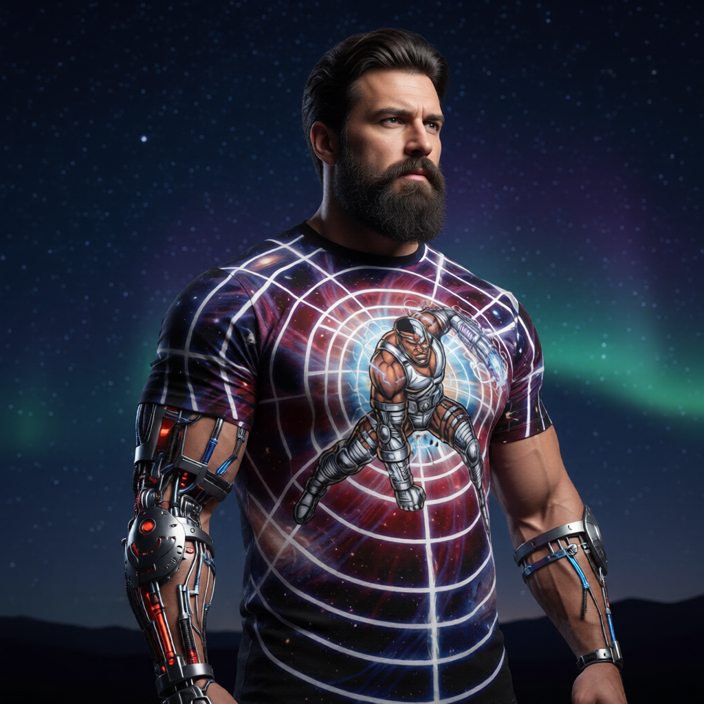 CYBORG GO All Over Print Shirt & Tank Top-ORIGINAL ART BY EKA