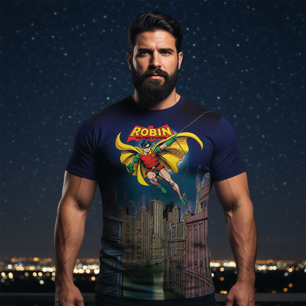 ROBIN THE TEEN WONDER GO All Over Print Shirt & Tank Top-ORIGINAL ART BY EKA
