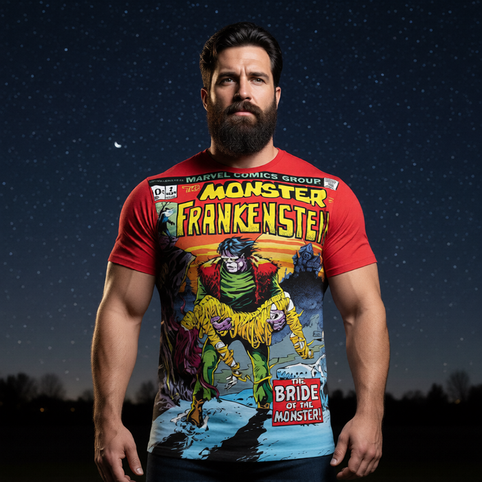 MONSTER OF FRANKENSTEIN 2 All Over Print Shirt & Tank Top - PLOOG ART