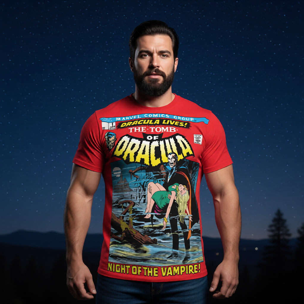 TOMB OF DRACULA 1 All Over Print Shirt & Tank Top - NEAL ADAMS ART