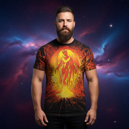 PHOENIX ELSEWORLDS All Over Print Shirt & Tank Top -JOHN BYRNE ART