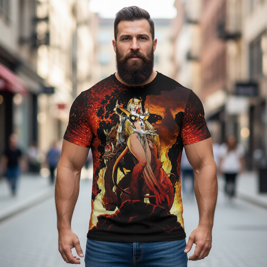 NEW MUTANTS FOREVER 4 MAGIK All Over Print Shirt & Tank Top -ARTHUR ADAMS ART