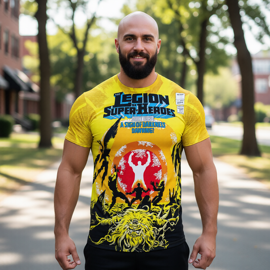 LEGION OF SUPERHEROES 291  All Over Print Shirt & Tank Top -THE GREAT DARKNESS SAGA