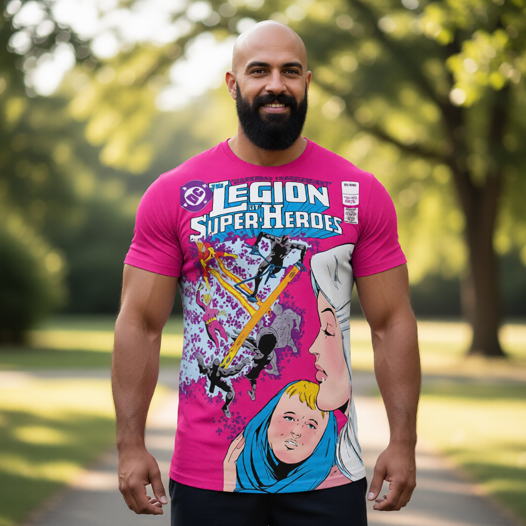 LEGION OF SUPERHEROES 292  All Over Print Shirt & Tank Top -THE GREAT DARKNESS SAGA