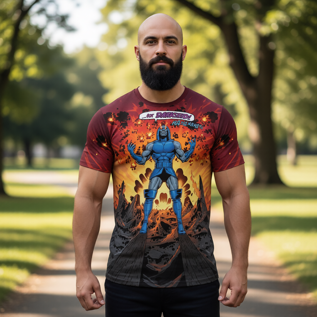 THE GREAT DARKNESS SAGA All Over Print Shirt & Tank Top -DARKSEID