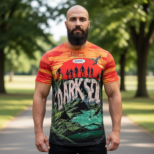 LEGION OF SUPERHEROES 294 SPLASH  All Over Print Shirt & Tank Top -THE GREAT DARKNESS SAGA (Copy)